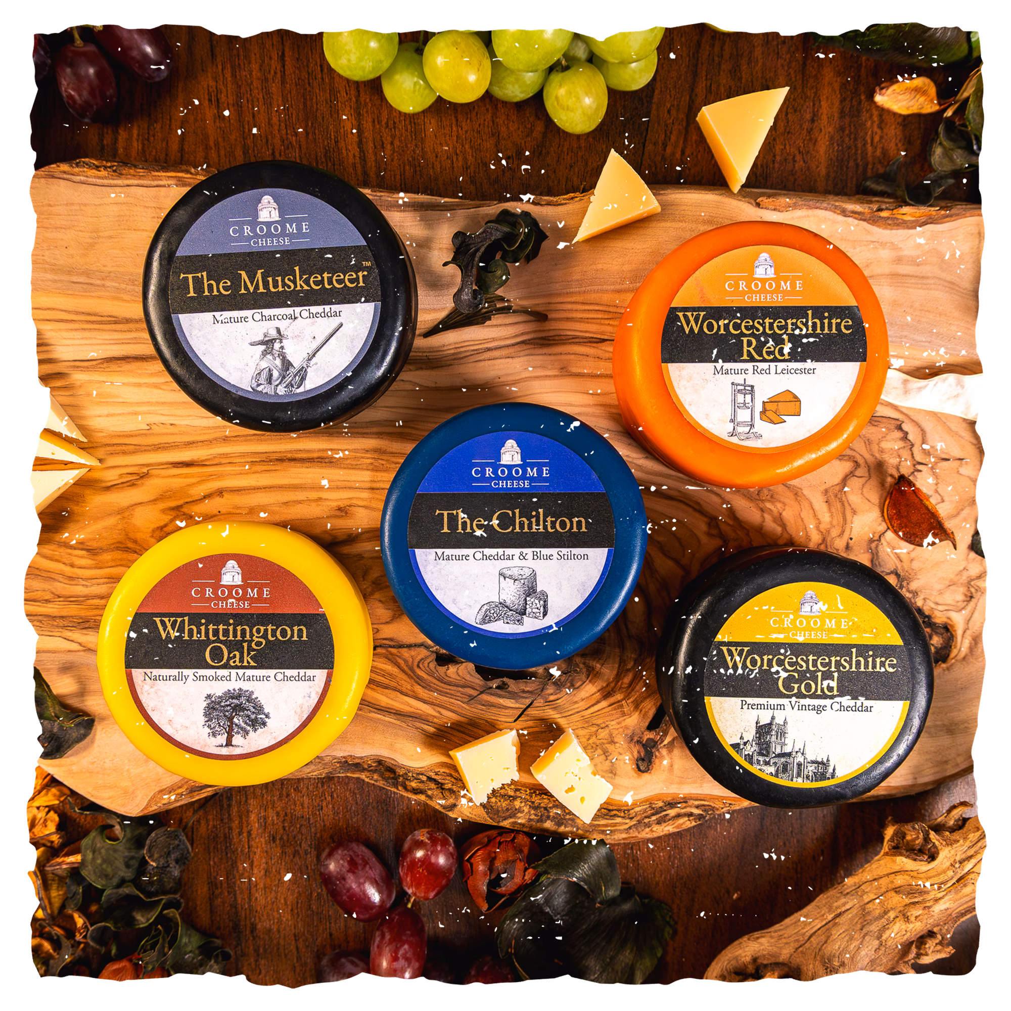 cheese selections from croome cheese