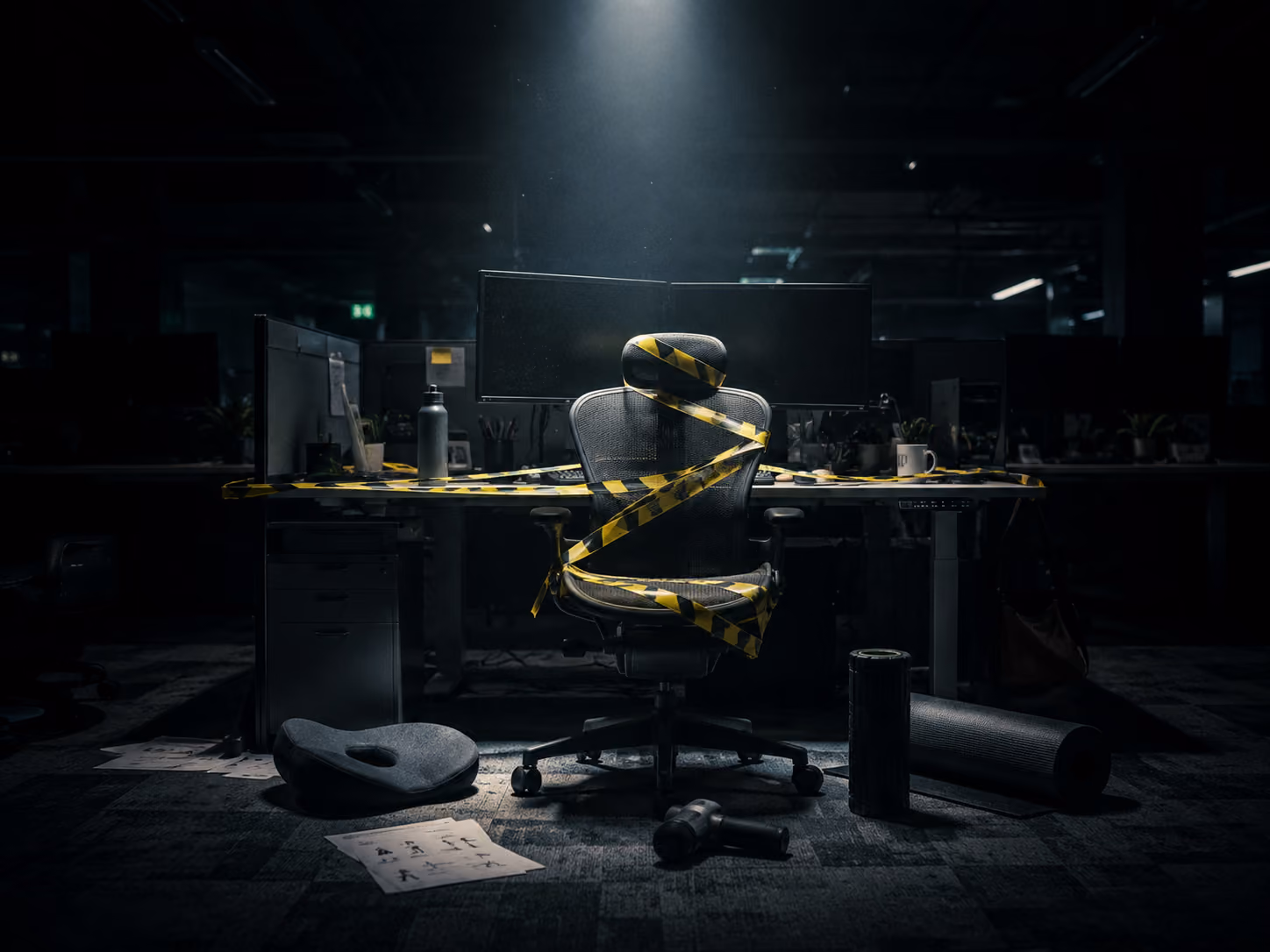 Ergonomic chairs and wellness perks alone do not resolve recurring office neck pain.