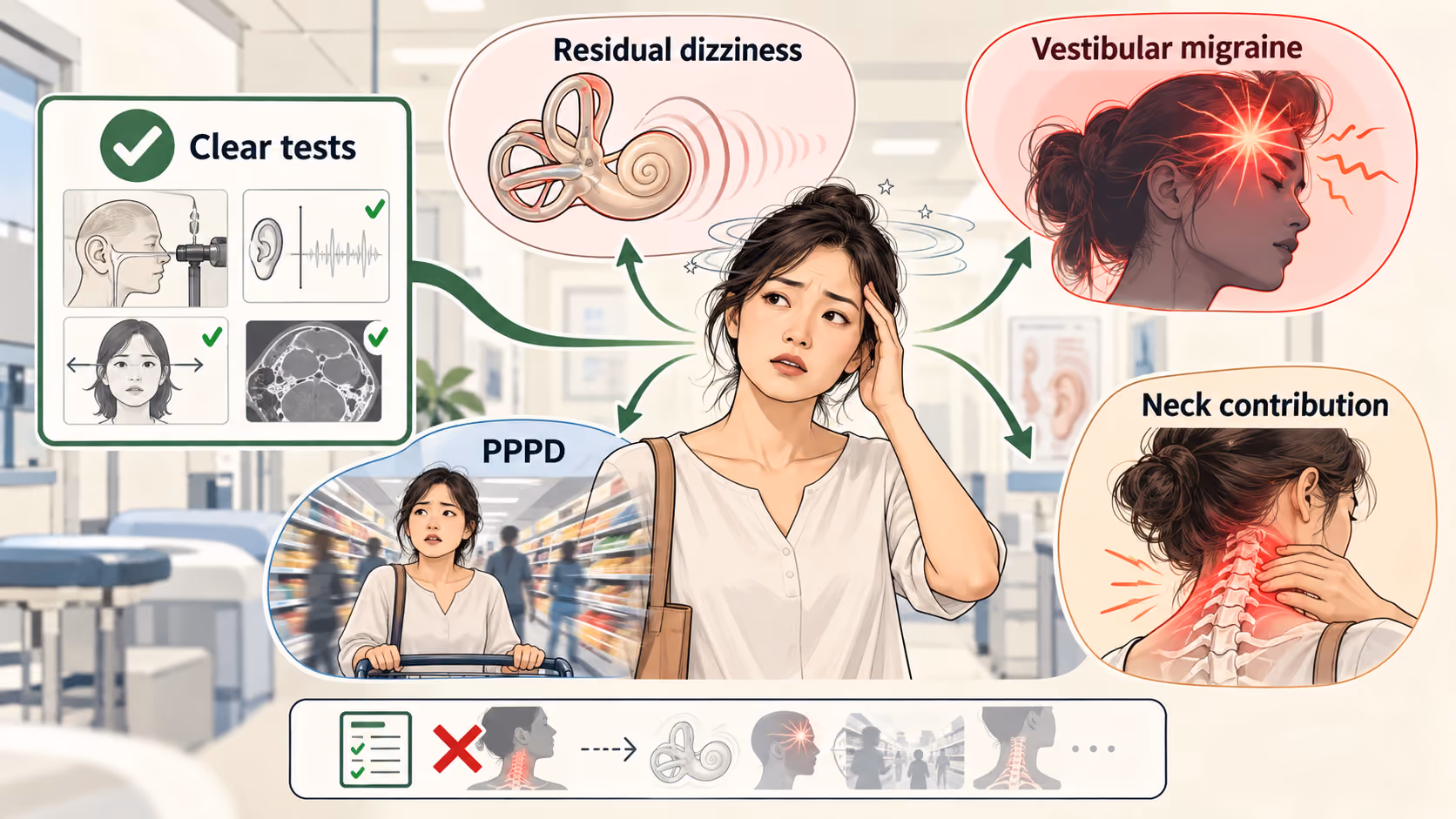 Why ENT tests can come back clear: what a normal work-up rules out, and what it leaves open