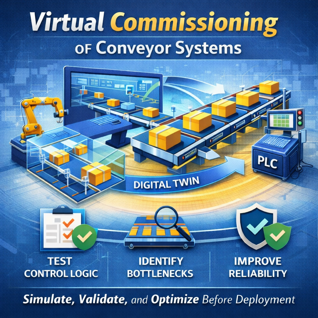 Virtual Commissioning of Conveyor Systems