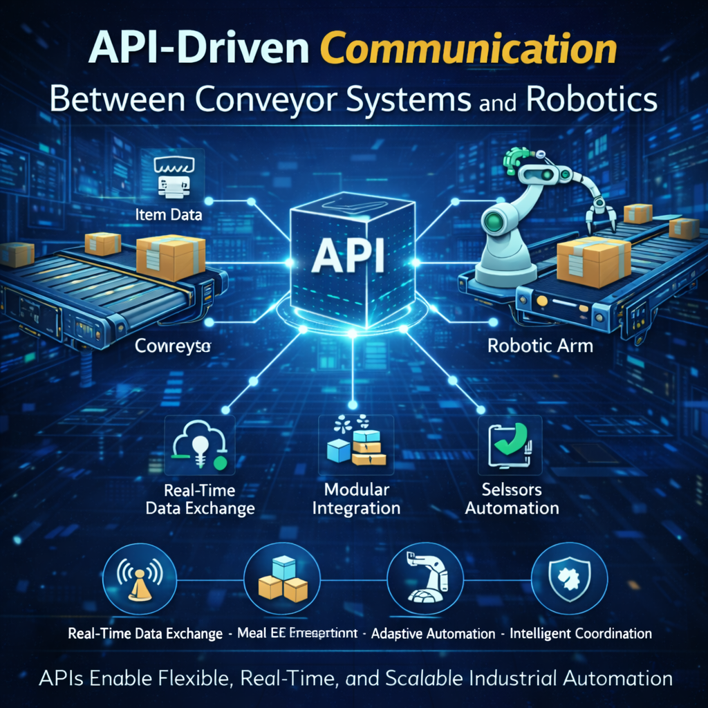 API-Driven Communication Between Conveyor Systems and Robotics
