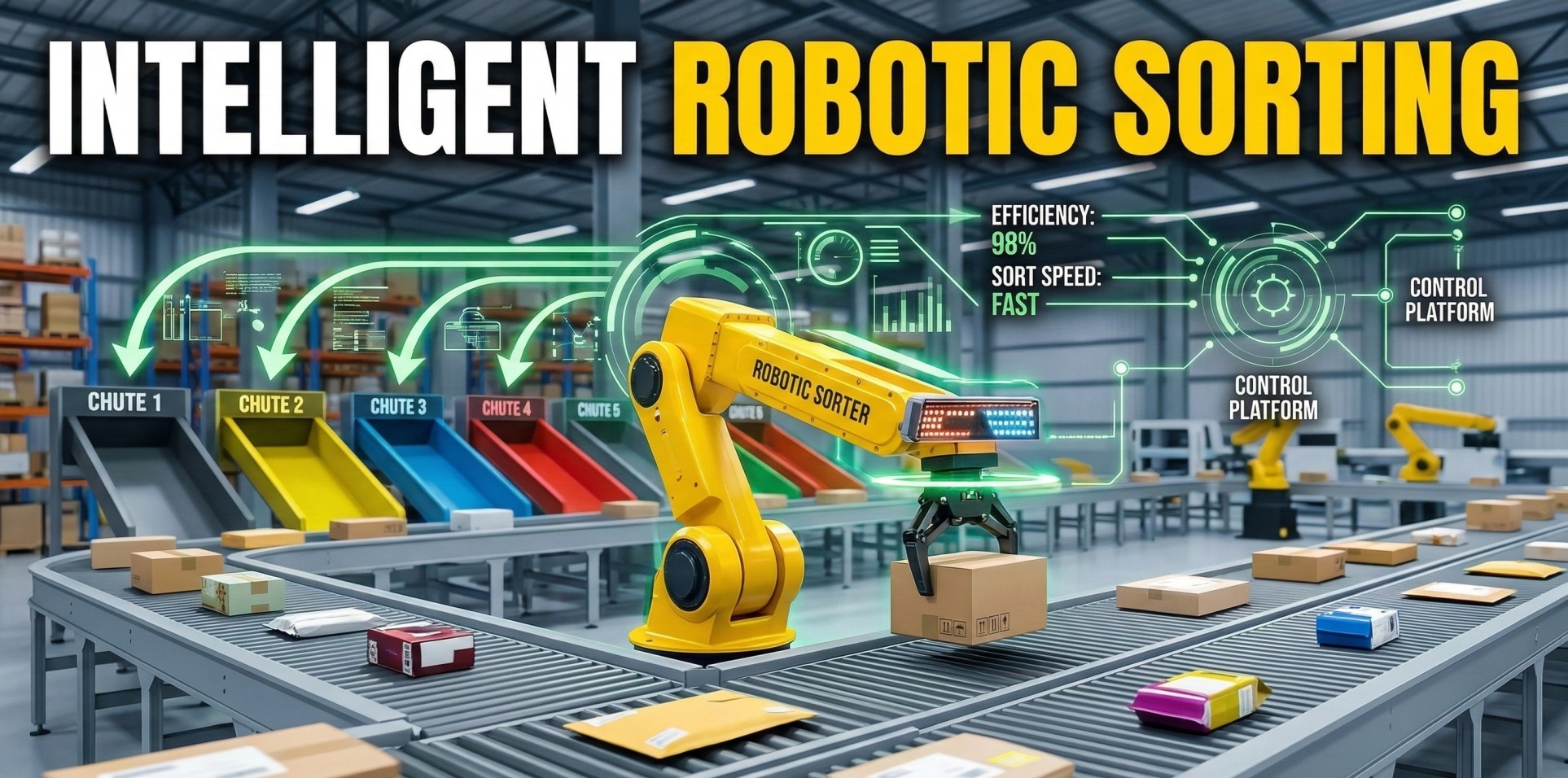 Intelligent Robotic Sorting Using Conveyor Control Platforms