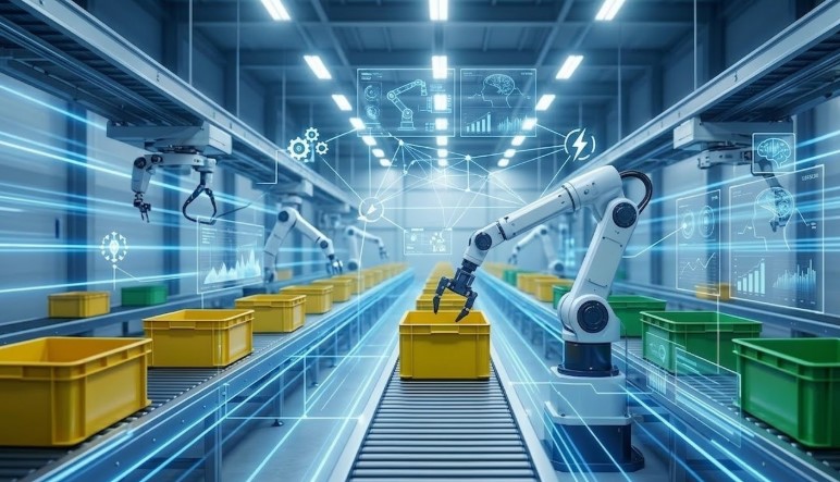 Automated Bin Handling Using Robotic Conveyor Solutions