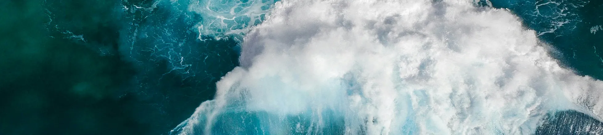 Birds-eye-view of the sea.