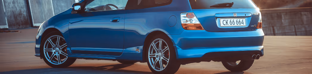 small blue hatchback vehicle