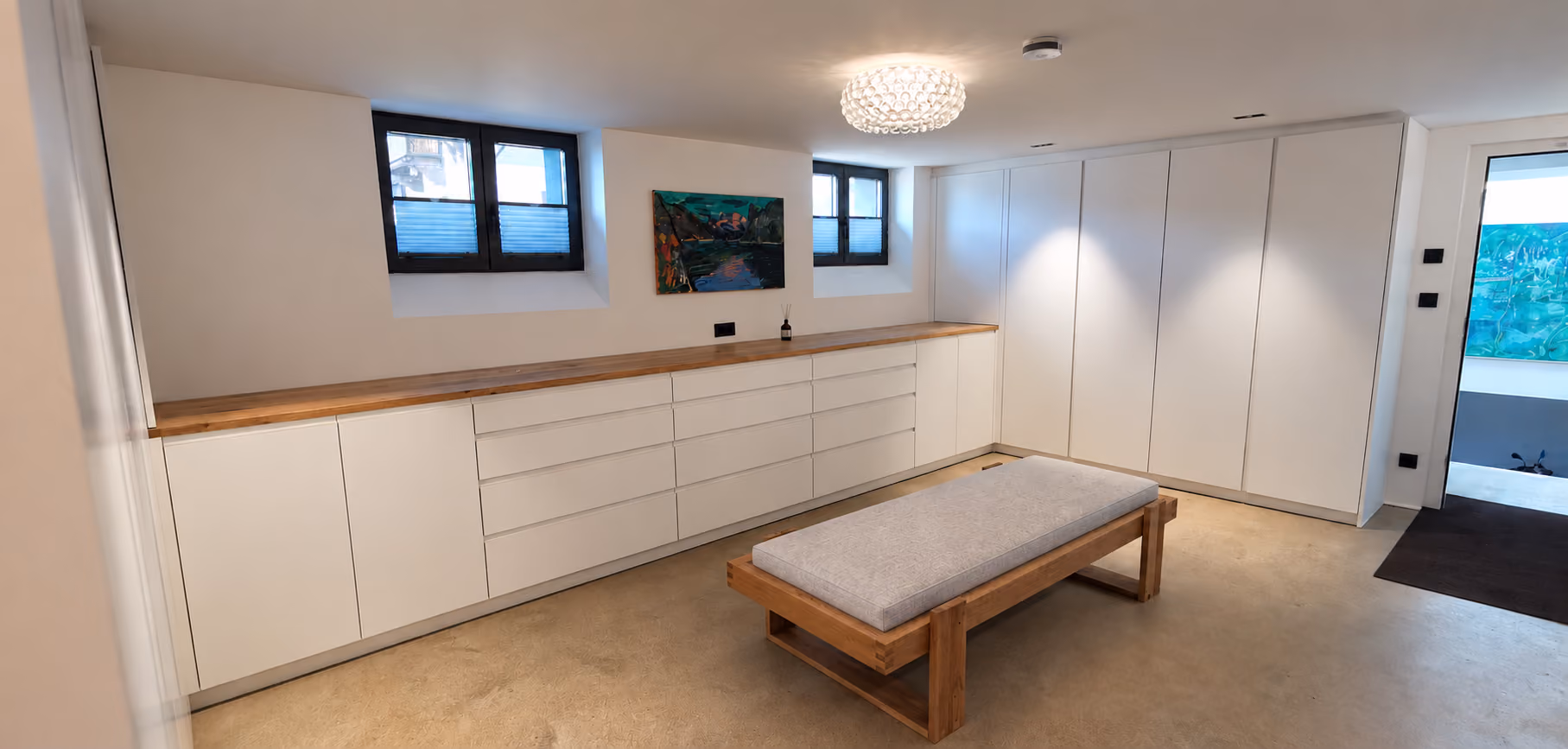 Vorzimmer weiß matt 2019
