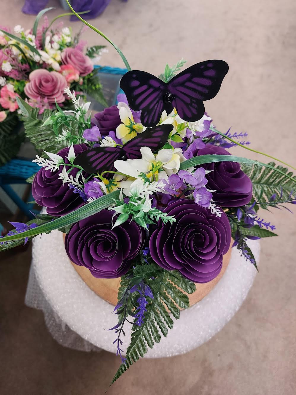 Purple Heart Wishes Bouquet