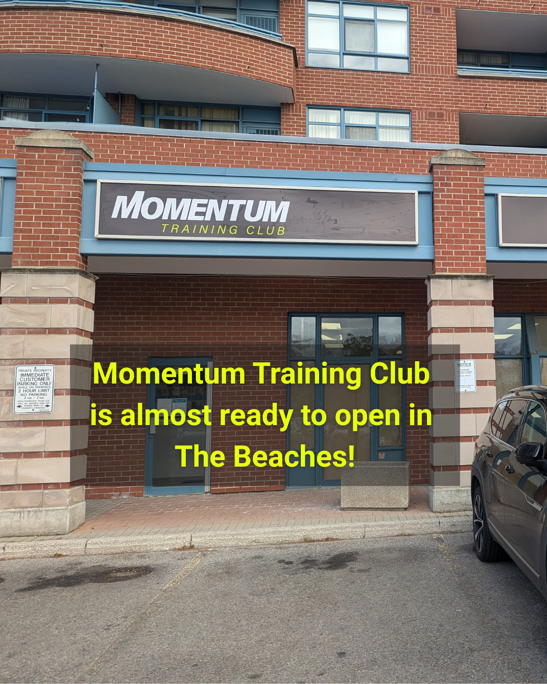 Join the Founders Club at Momentum Training Club. The Beaches’ New Home for Personalized Fitness