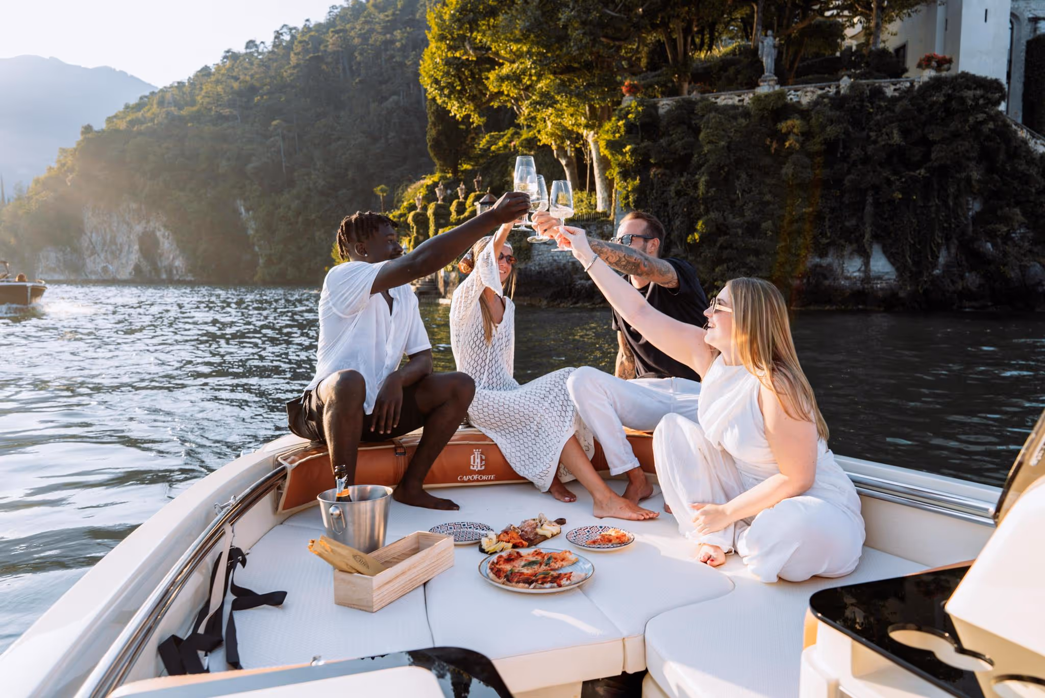 Boat rental on Lake Como