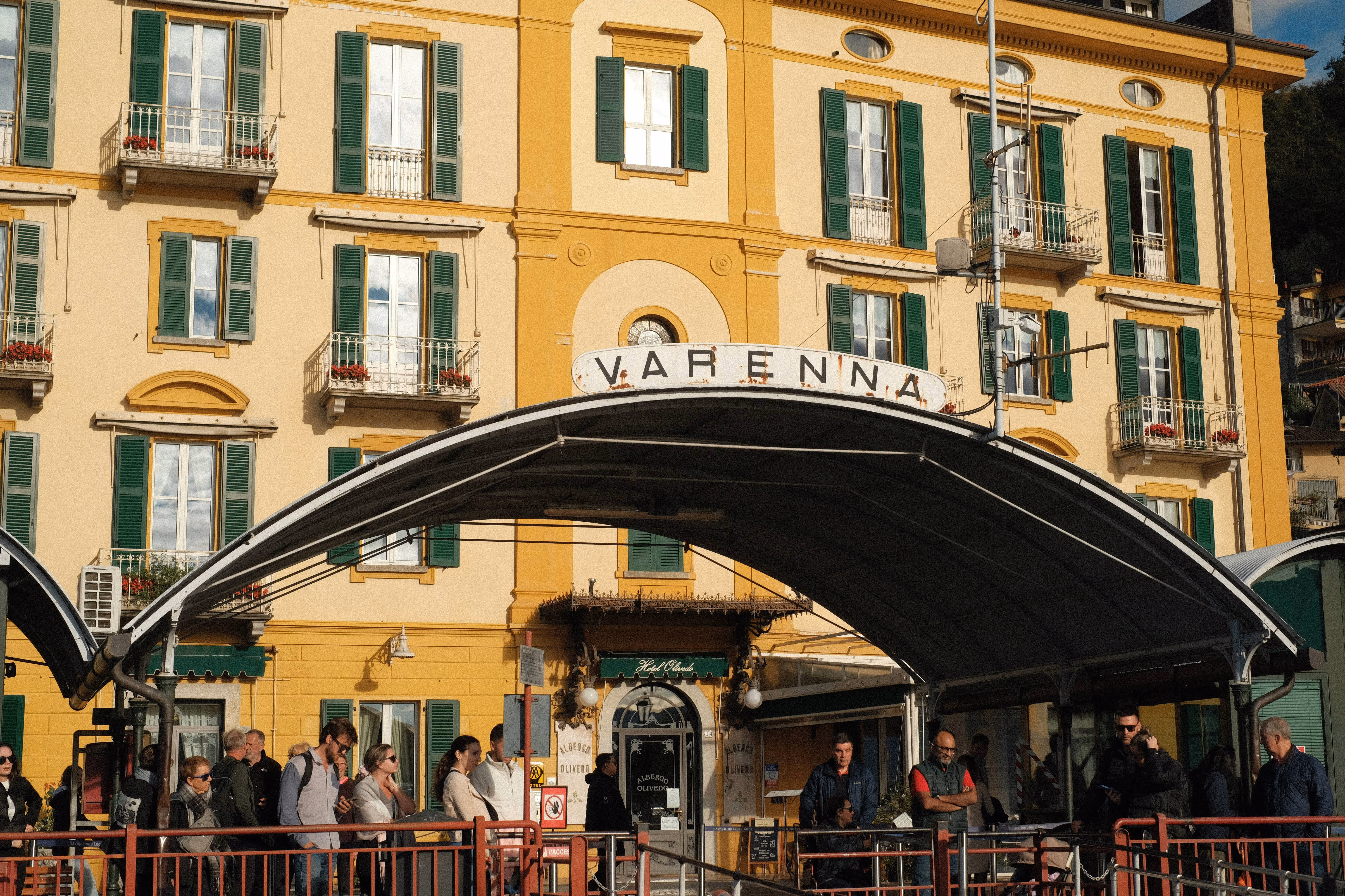 Ferry Terminal Varenna, Lake Como, Italy