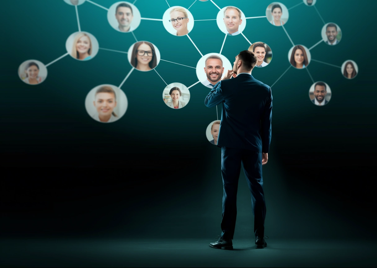 Businessman organizza i turni di lavoro dei suoi dipendenti