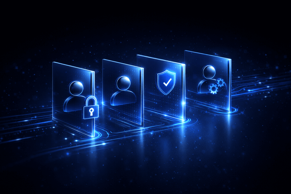 Segregação de usuários e permissões, garantindo que cada colaborador só acesse o que é relevante para sua função.