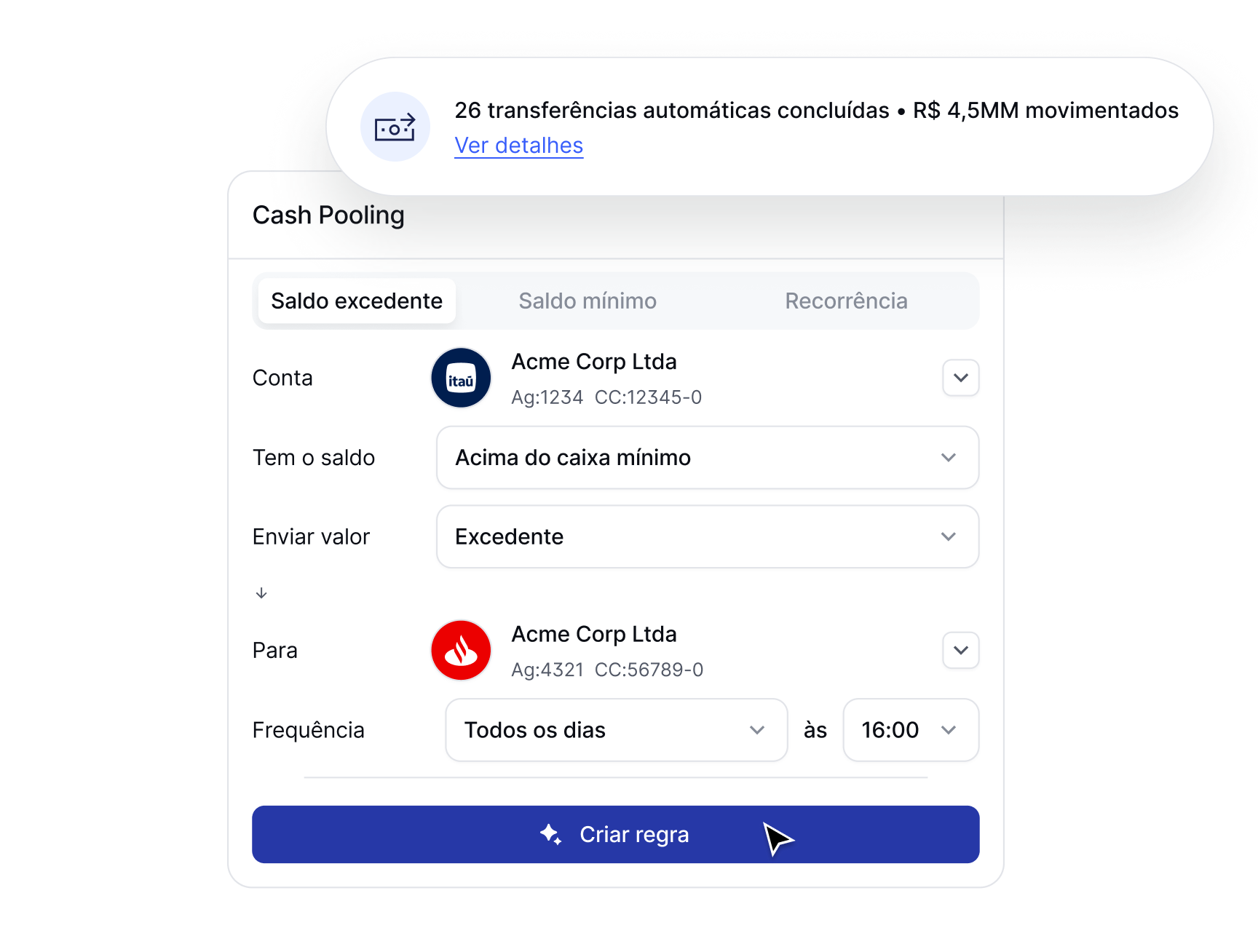 3. Acompanhe e valide as execuções