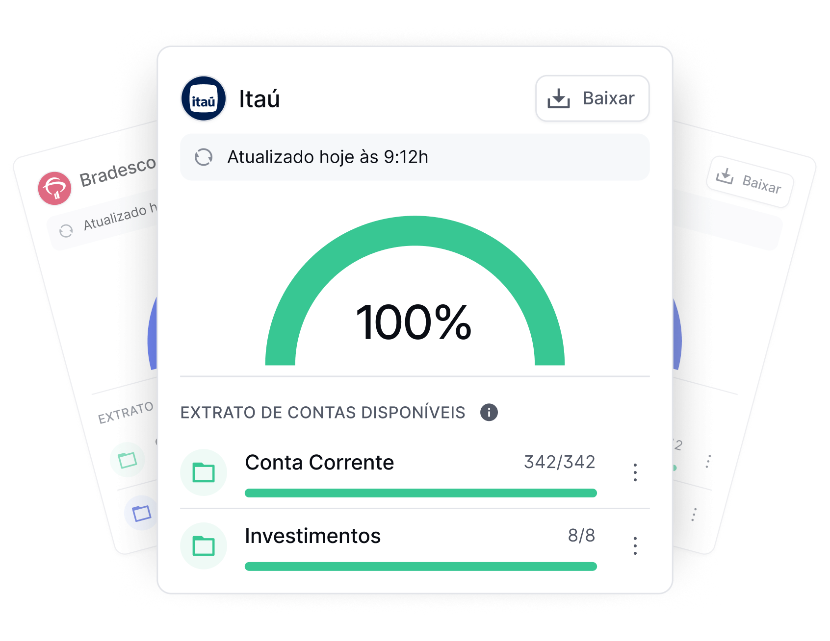 1. Acompanhe a disponibilidade dos extratos