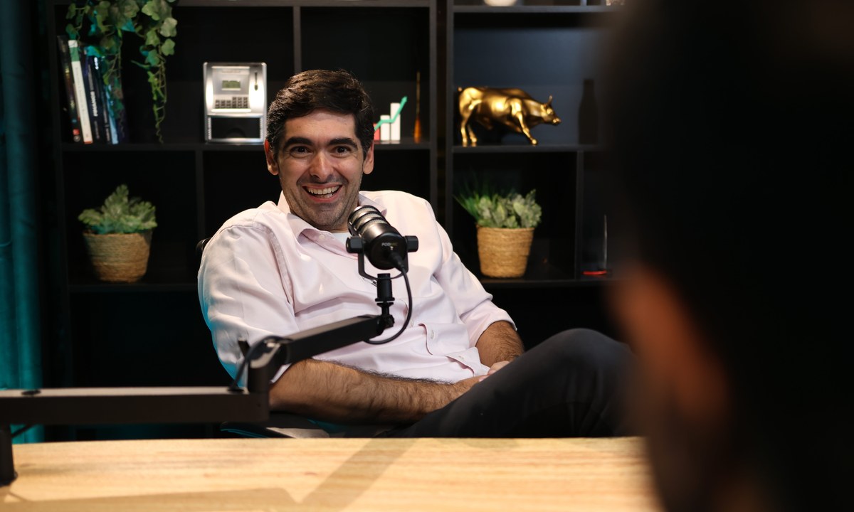 Pedro Carvalho da Silva no episódio do podcast O Caixa é Rei