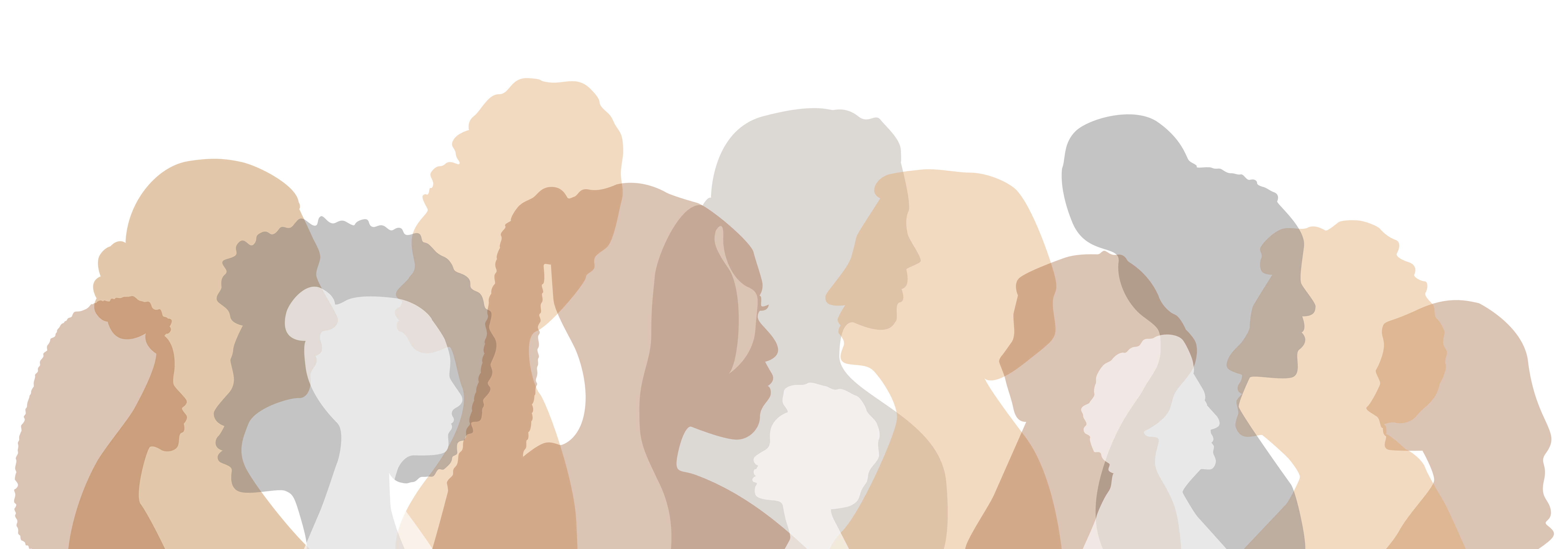 A group of people standing next to each other.