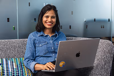 moloco employee in a conference room