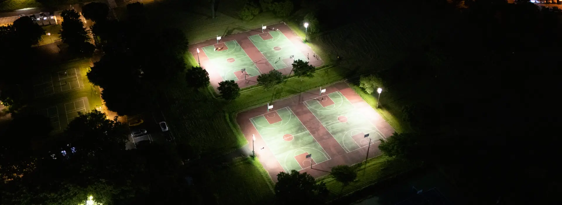 Outdoor Basketball Court Lighting
