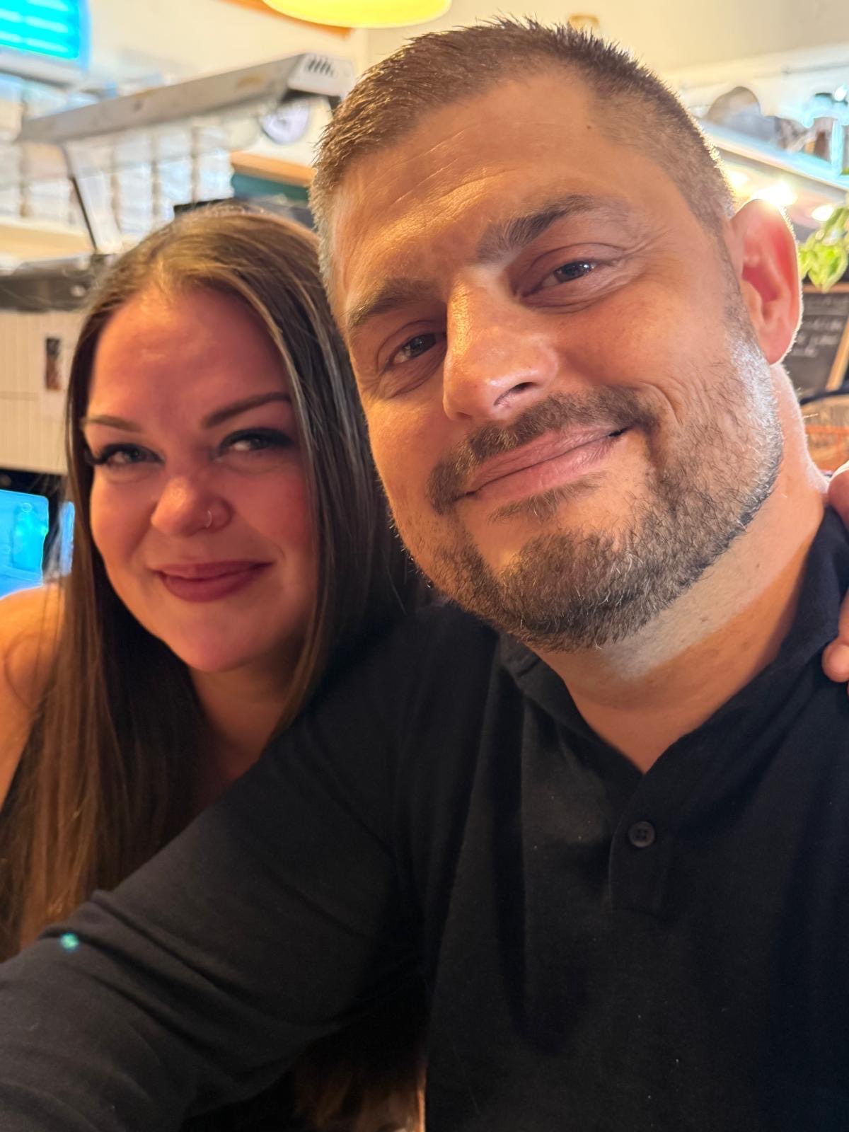 Project Managed Kitchens director, Steve with his wife, Caitlin 