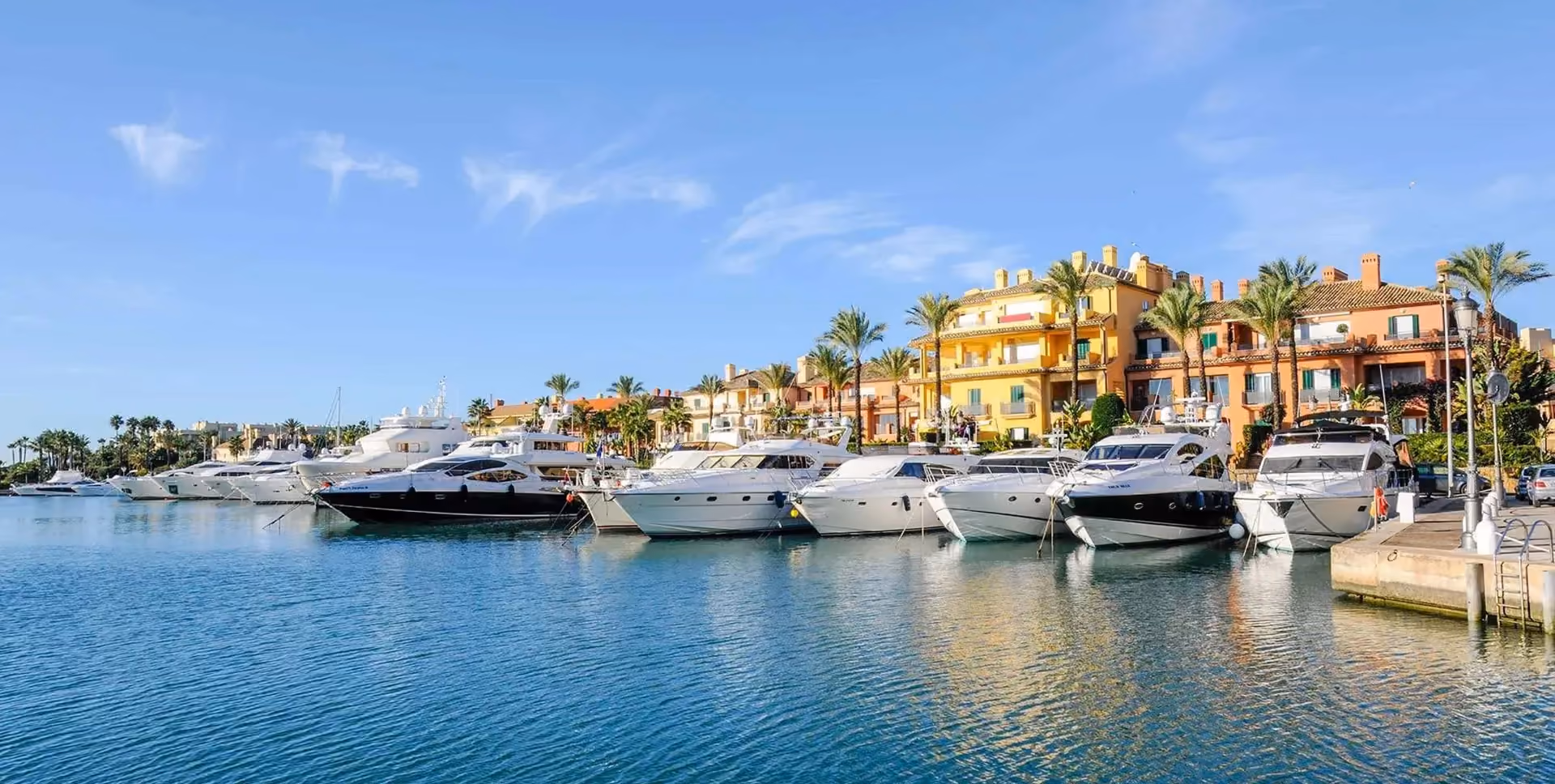 Luxury yacht port in Sotogrande