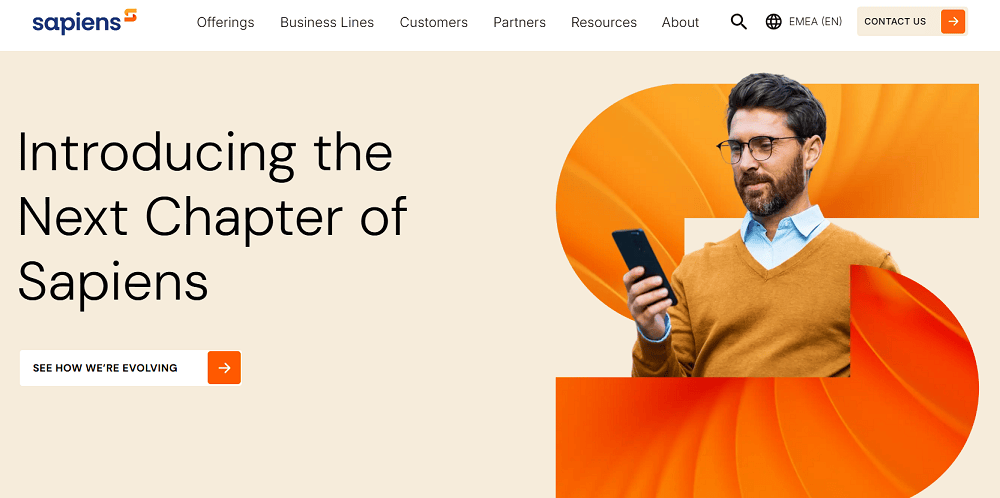 Sapiens homepage: Introducing the Next Chapter of Sapiensc