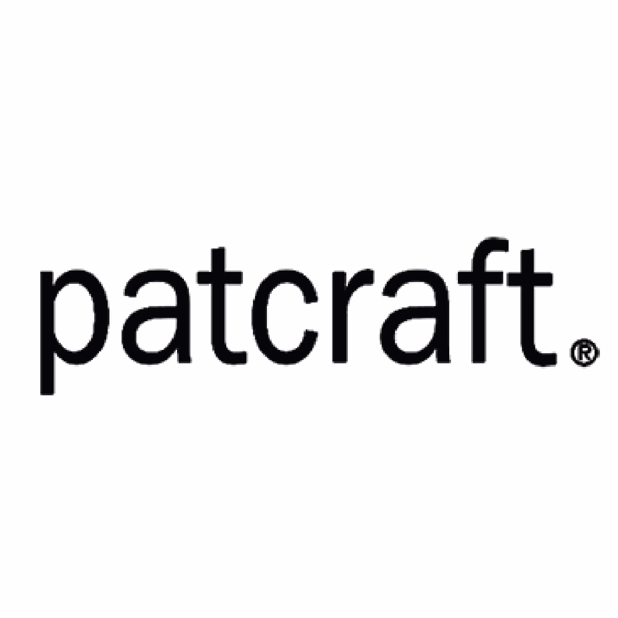 The word 'patcraft' in lowercase black letters with a registered trademark symbol.
