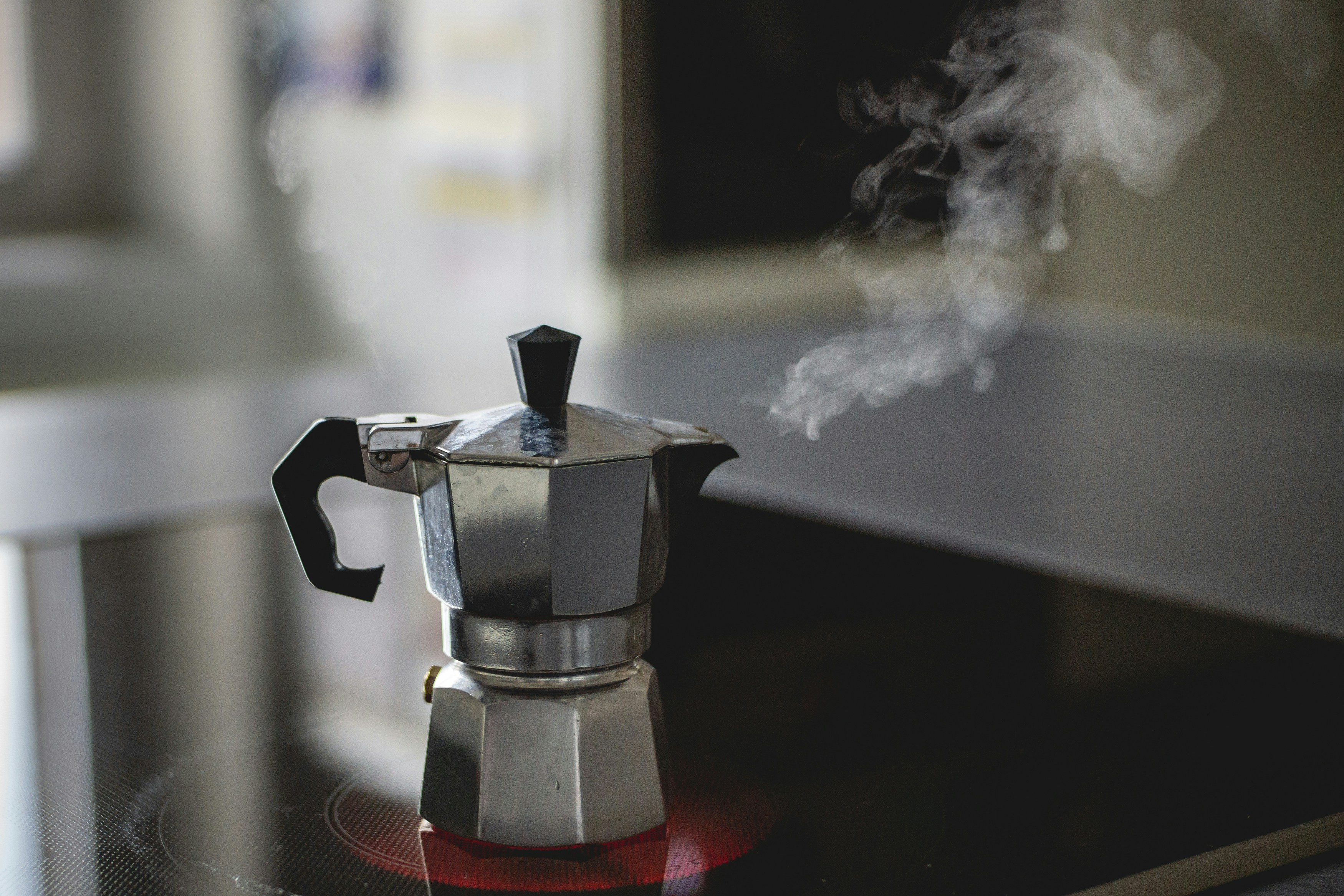 Caffè preparato nella cucina di Corte Giusti.