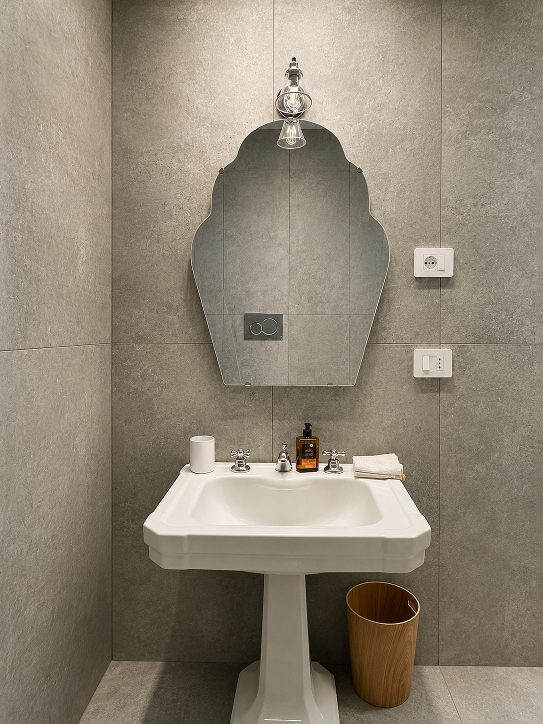 Bagno privato della camera Araucaria a Corte Giusti.