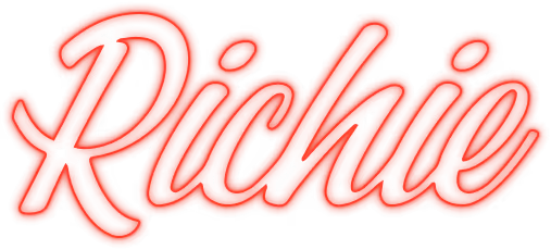 Neon Richie Logo - Front