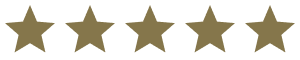 Five star rating graphic