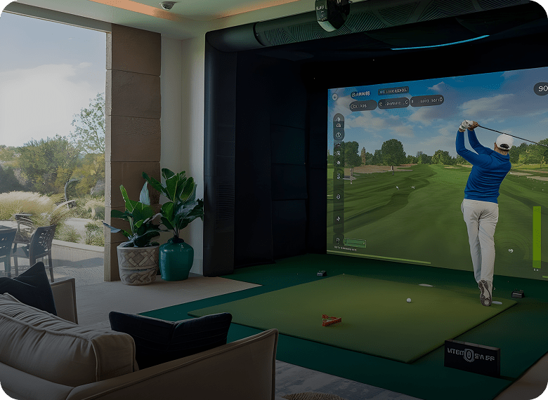 A visual element representing audio systems with an icon and text label.