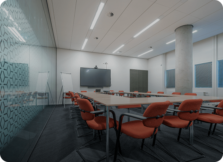 A visual element representing audio systems with an icon and text label.