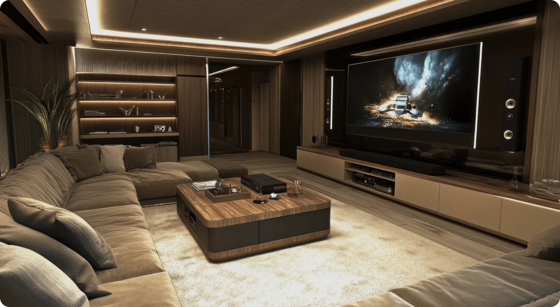 A large rectangular area forming the main content background of the design.