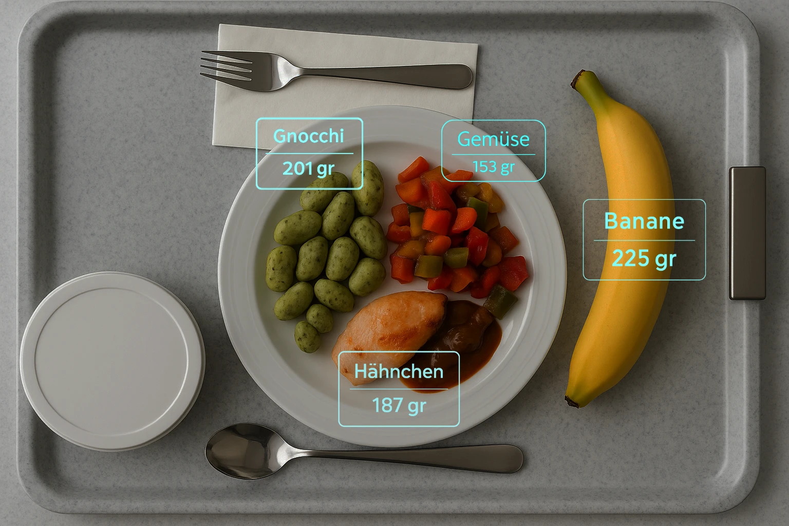 KI Ernährungserfassung, AI nutrition tracking,
