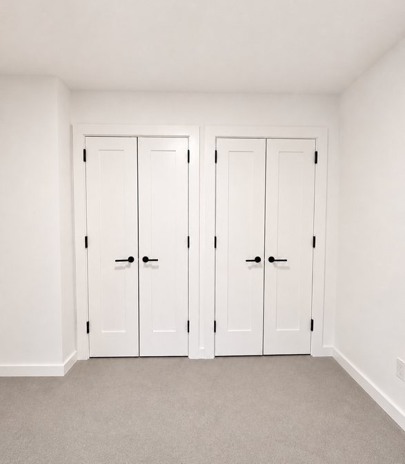 Interior door and hardware upgrade, Toronto area residence