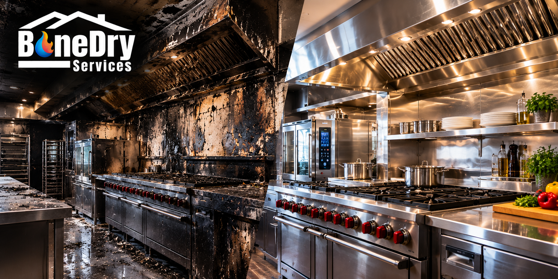 Chef-Grade Kitchen Fire Damage Repair: Removing Grease and Smoke Residue 
