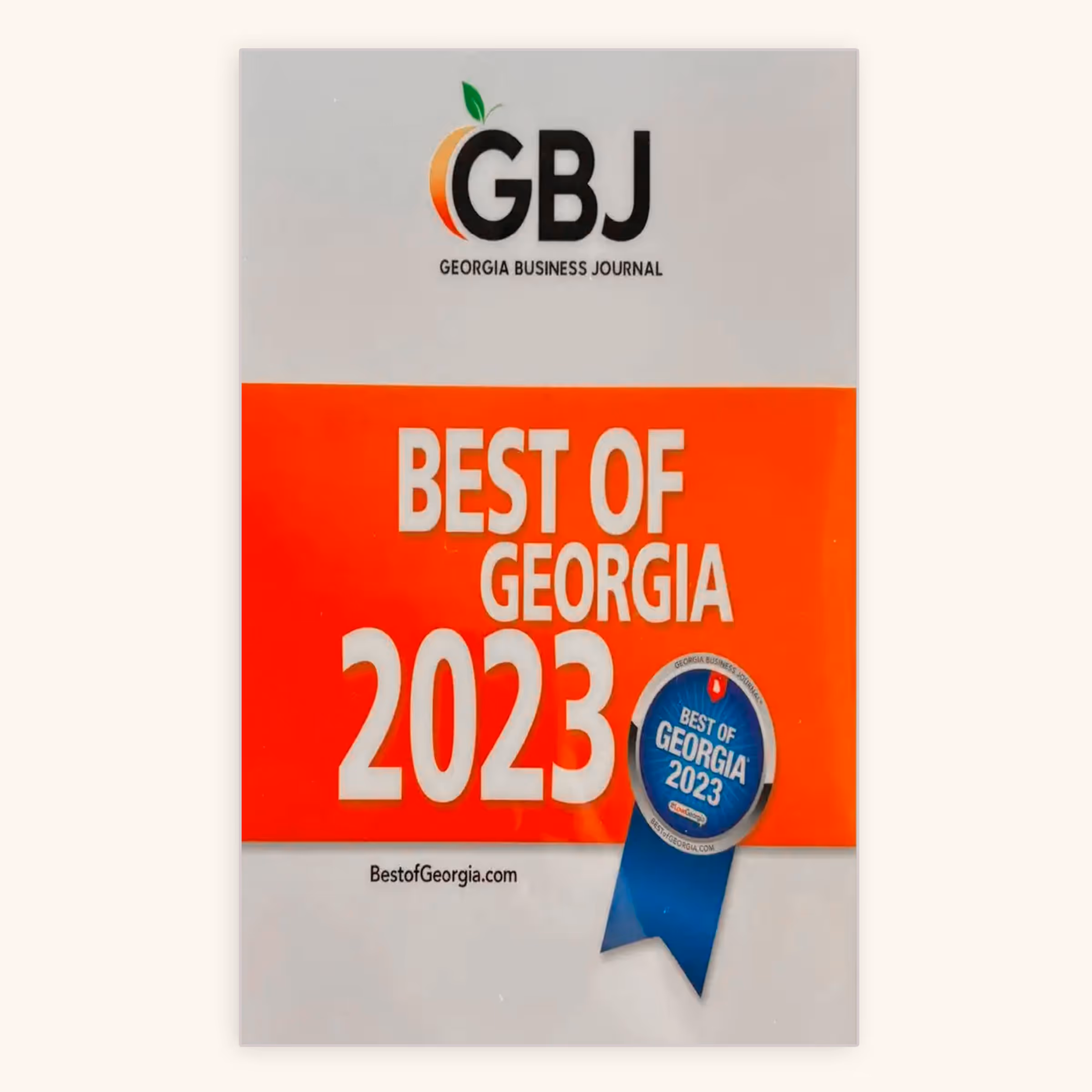 "Best of Georgia 2023" Award