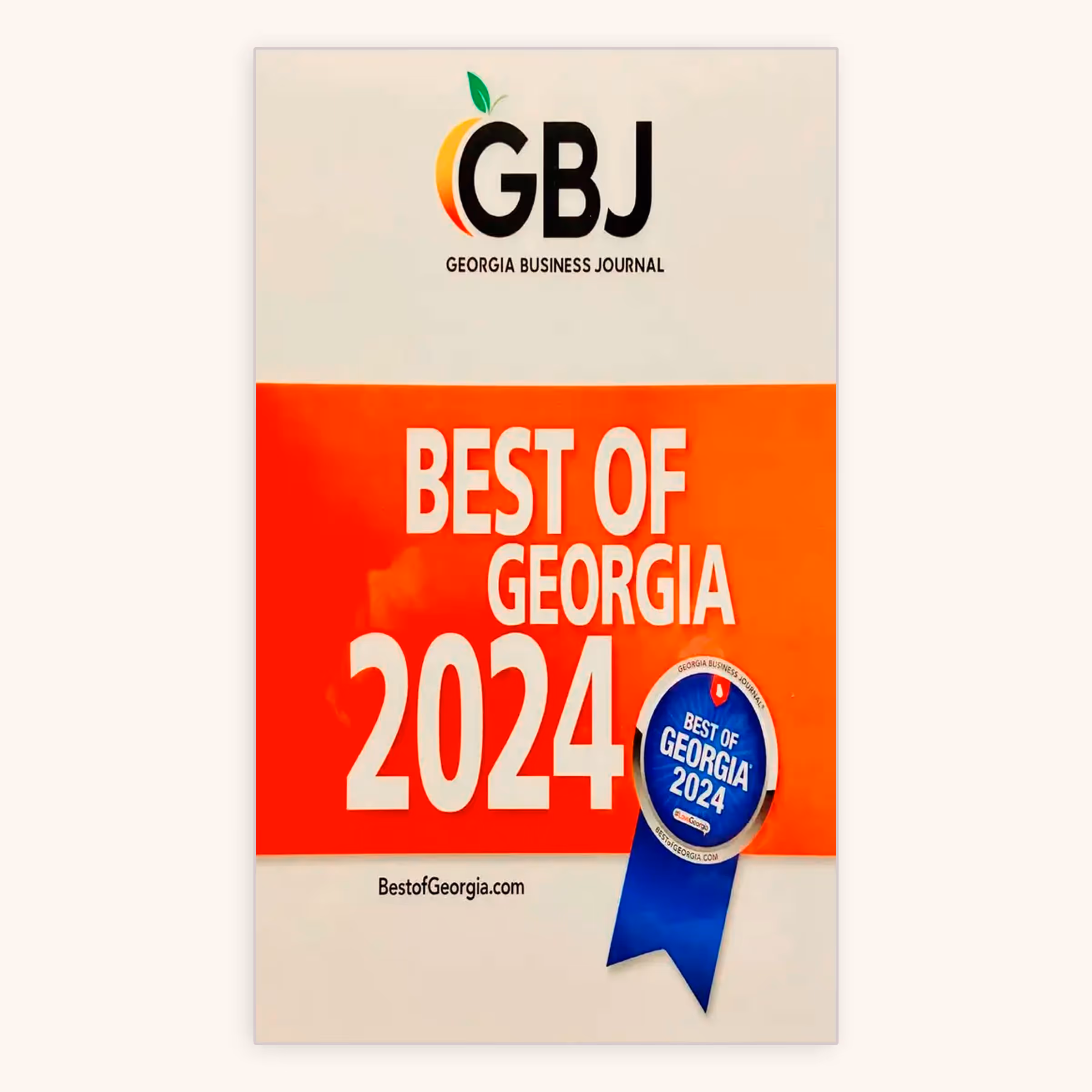 "Best of Georgia 2024" Award