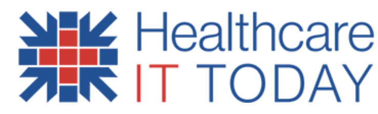 Healthcare IT TODAY logo with a blue and red cross-like design to the left of the text.