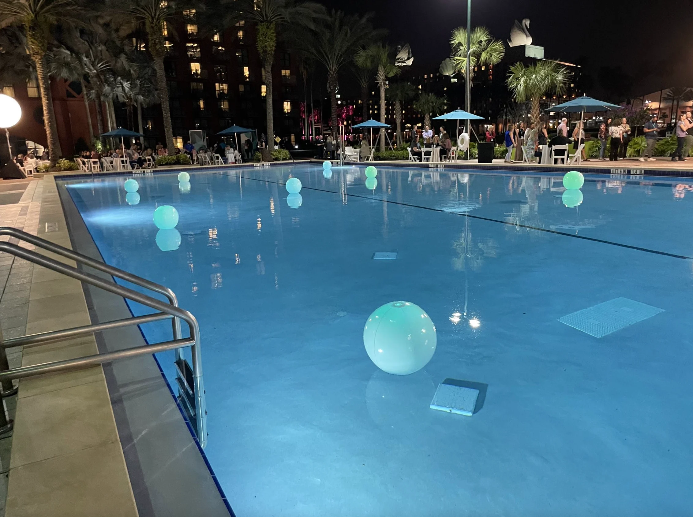 A pool party