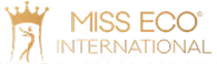 Miss Eco International logo i gold color