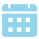 A calendar image in blue