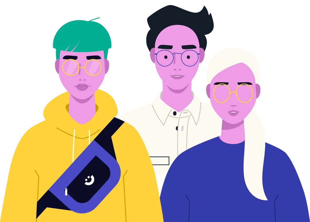 Illustration of 3 experts