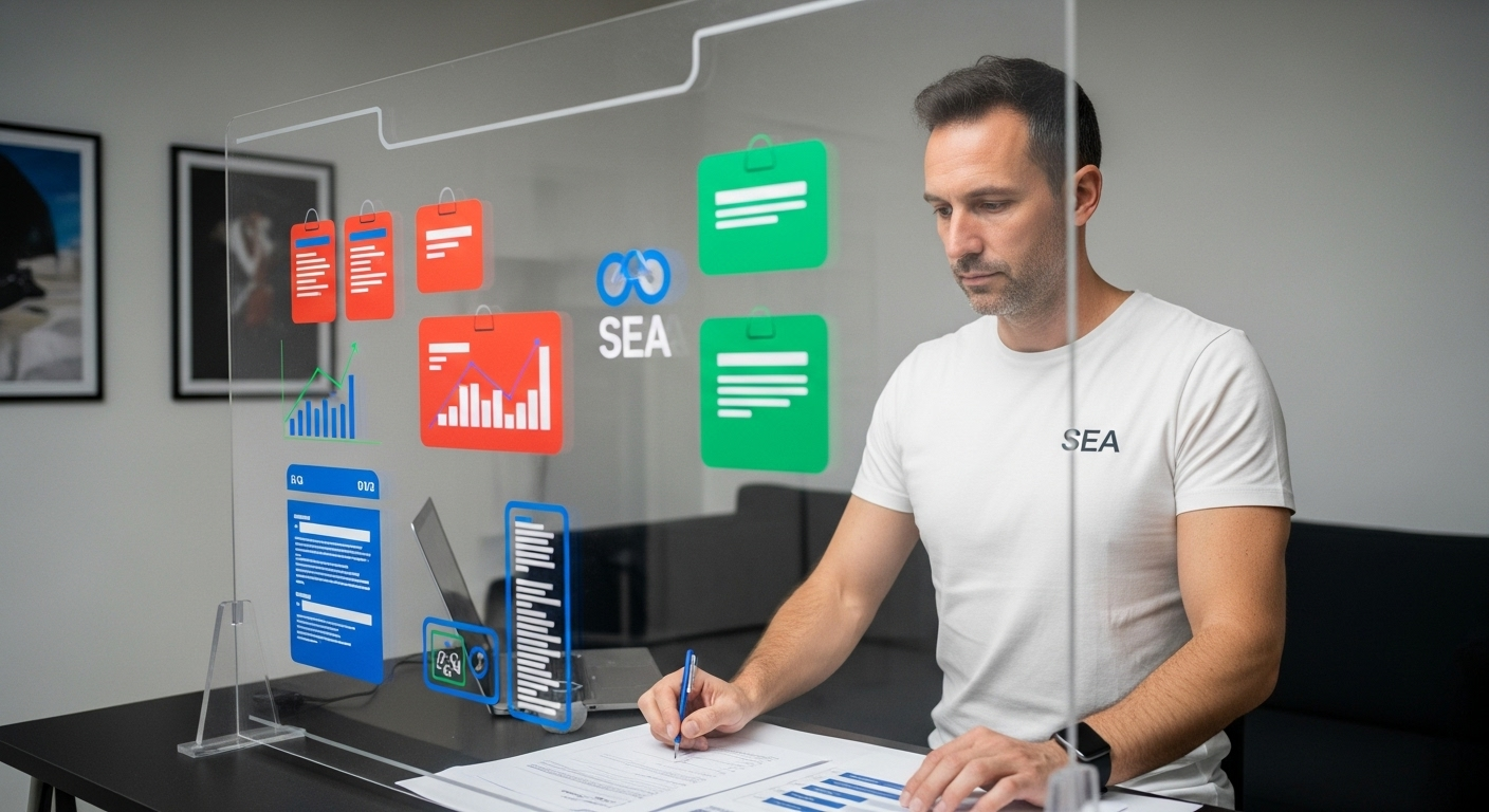 Représentation de l'univers multi-leviers de l'Acquisition Manager freelance