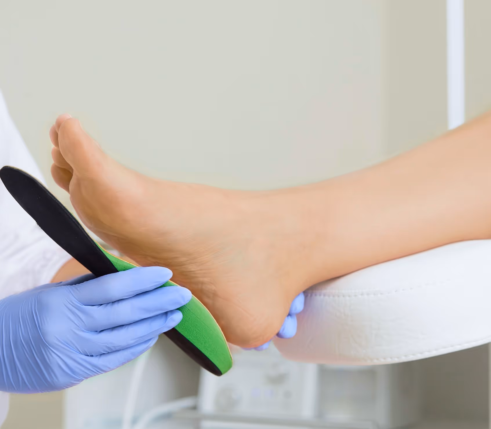 Foot massage in Los Angeles for ankle sprain, highlighting conservative care, custom orthotics, and advanced medicine.