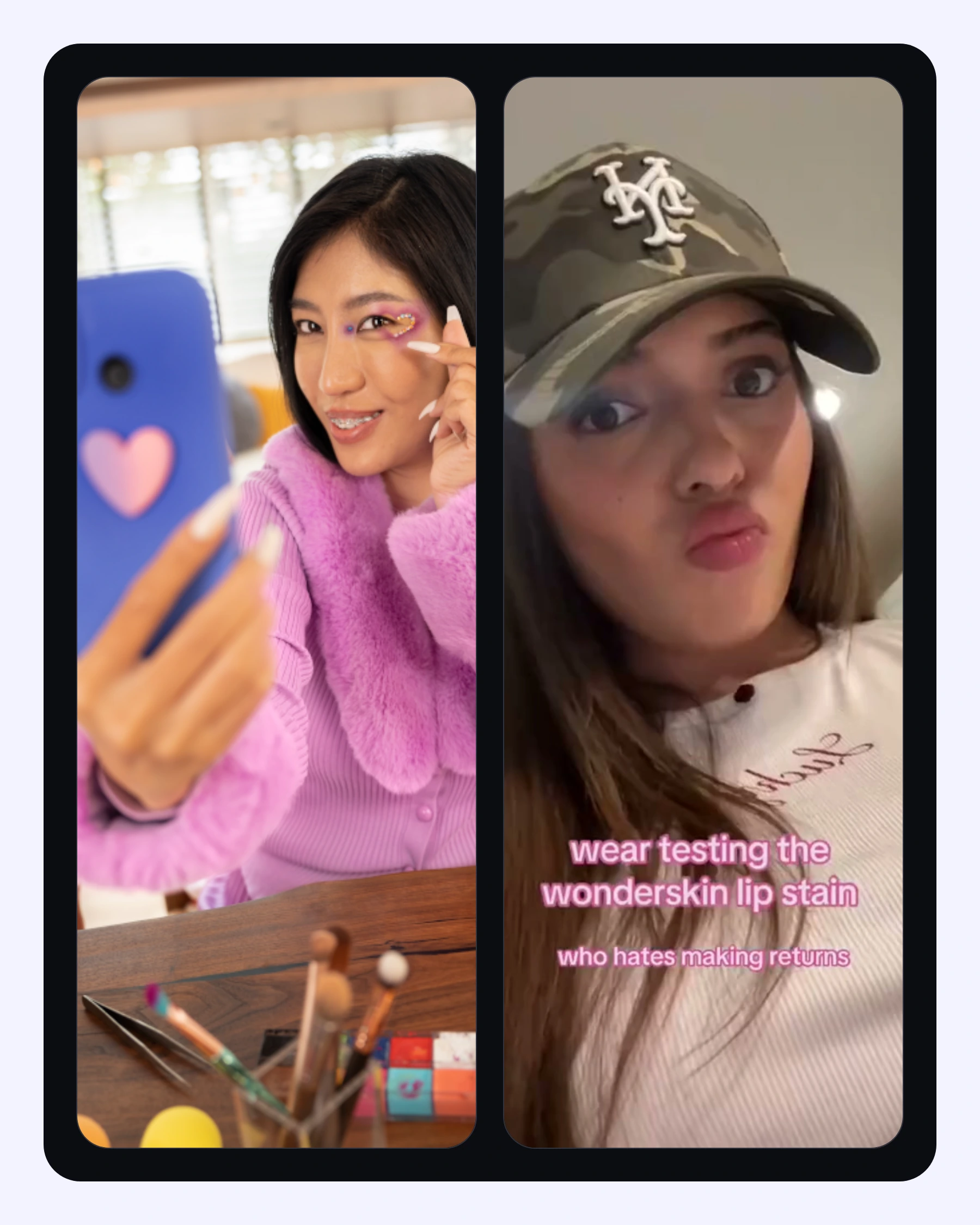 TikTok Ads in different native creative formats
