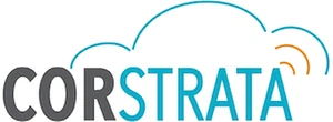 CORSTRATA company logo with stylized cloud design above the text.