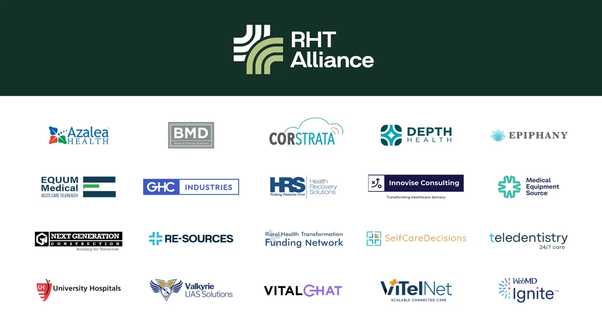 Grid of RHT Alliance member organization logos