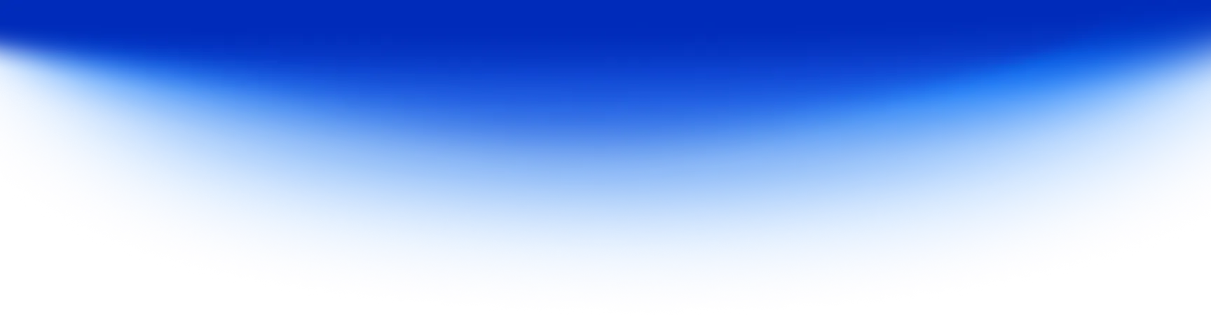 Gradient background transitioning from deep blue at the top to a lighter blue towards the bottom.