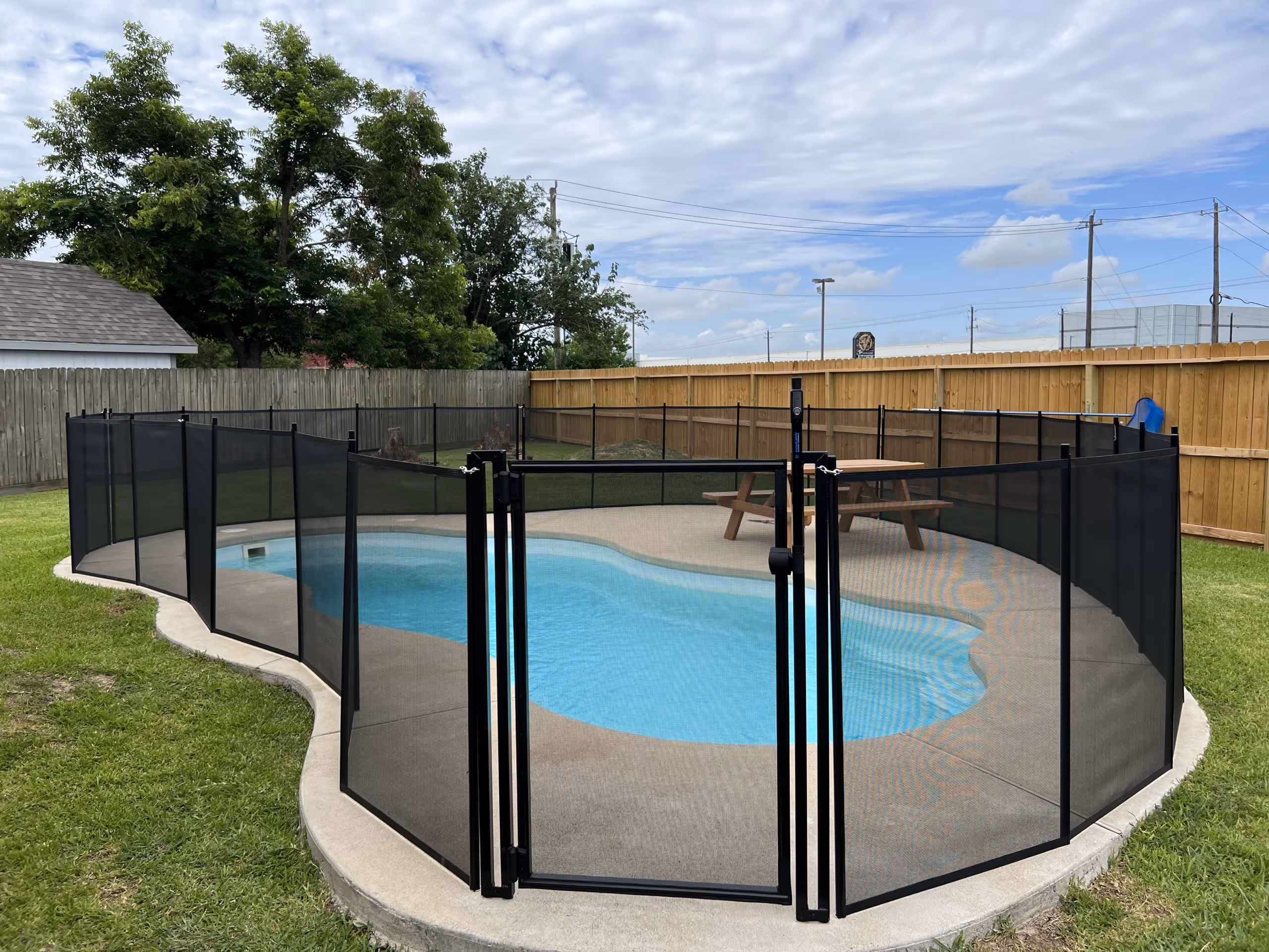 aluminum fence